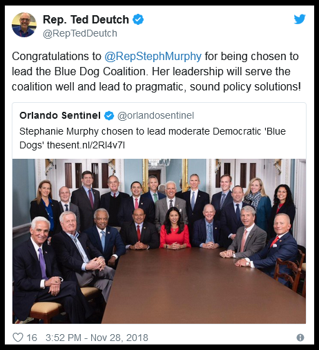 Rep.Ted Deutch Congratulatory Tweet